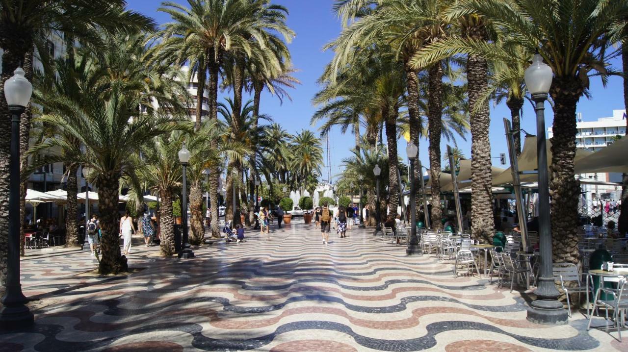 Big Apartment With Unique Patio Near Santa Barbara Castle Alicante Dış mekan fotoğraf